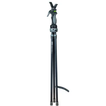 Trípode Primos Trigger Stick Gen 3 Onyx ajustable con gatillo y yugo desmontable