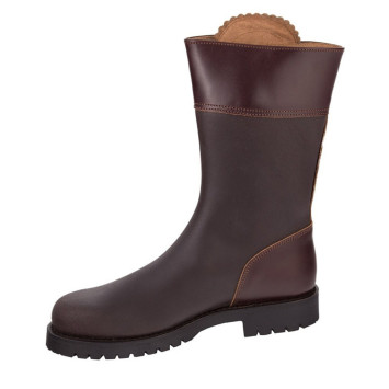 Bota serraje engrasado castaña liso - Carril Outdoor online