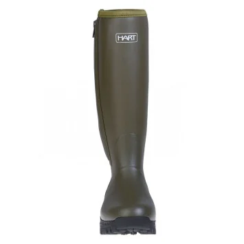 Botas Hart TRAKAI 18" NZ de caucho con forro de neopreno y cremallera lateral
