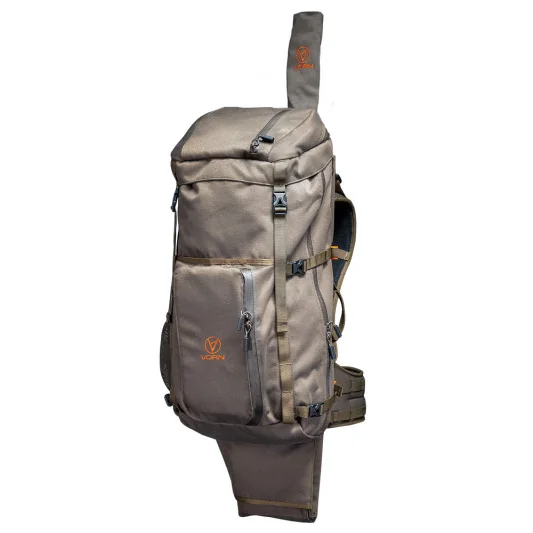 Mochila de caza VORN EV45 de 45L con sistema QRR para rifle