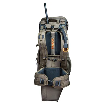 Mochila de caza VORN EV45 de 45L con sistema QRR para rifle