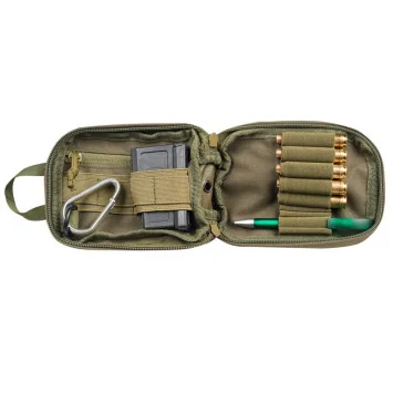 Bolsa Organizadora Bergara Pouch S abierta con bucles para 9 balas y bandas elásticas interiores en Carril Outdoor