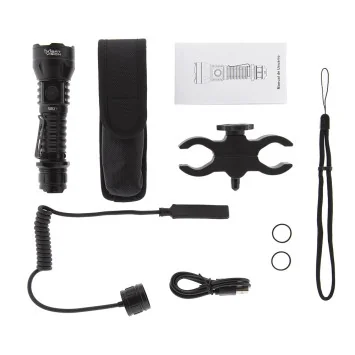 Kit de caza con linterna LED Bat Vision Force One de 1000 lm y 650 m de alcance