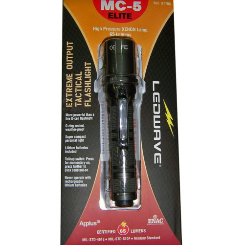 linterna ledwave mc-5  elite