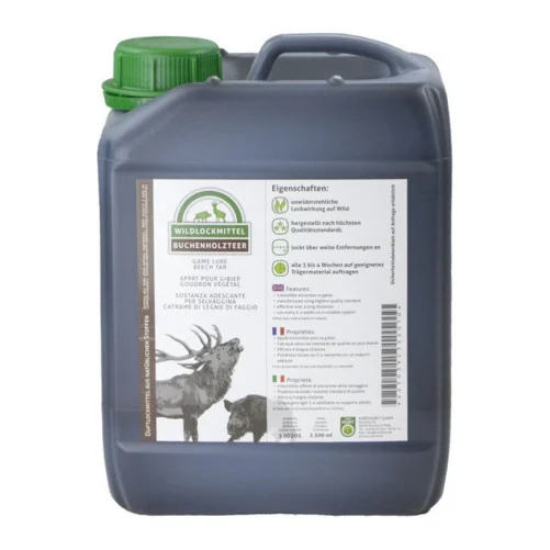 Garrafa de 6Kg de alquitrán de haya Euro Hunt para atraer jabalíes y ciervos
