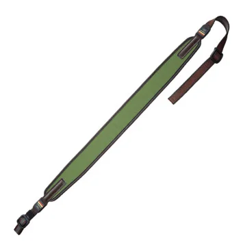 Correa Niggeloh Universal de neopreno verde, banda extra ancha para hombro, en Carril Outdoor.