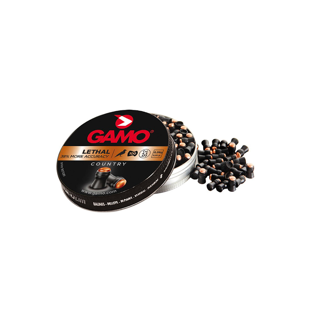 Balines Gamo Lethal 4.5 mm 100 Uds Balines Gamo Lethal 4.5 mm 100 Uds