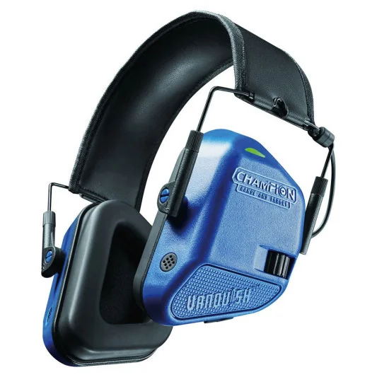Auriculares electrónicos Champion Vanquish azul para tiro – Carril Outdoor