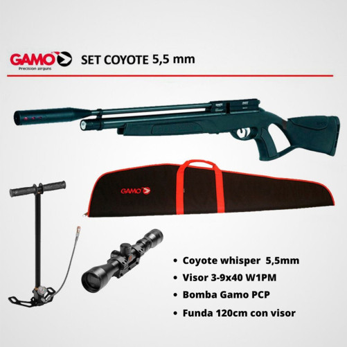 Pack Gamo Coyote Whisper en 5,5mm PCP - Armería carril online