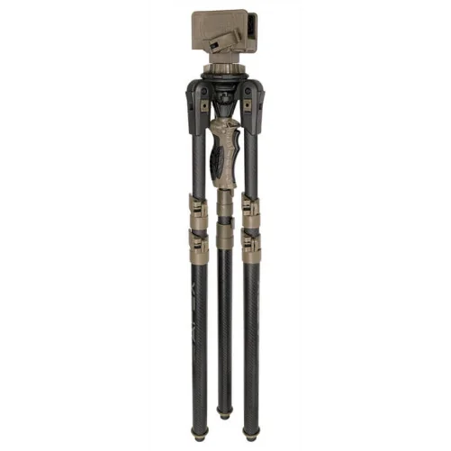 Trípode Primos Apex de fibra de carbono con ajuste por gatillo y sujeción para rifle
