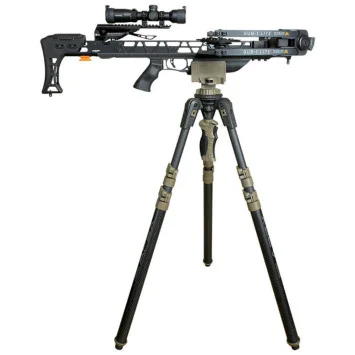 Trípode Primos Apex de fibra de carbono con ajuste por gatillo y sujeción para rifle