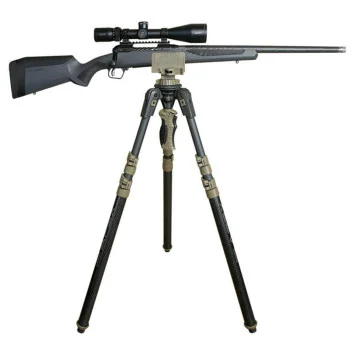 Trípode Primos Apex de fibra de carbono con ajuste por gatillo y sujeción para rifle