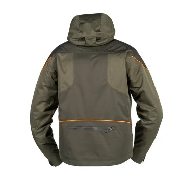 Chaqueta Chiruca Atalanta 01 CH+ verde impermeable y transpirable con capucha desmontable y múltiples bolsillos