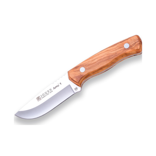 Cuchillo Bushcraft Joker Arrui 9 Cm De Hoja Inox 420