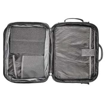 Mochila Bergara Tactical Base Camp 25L gris expandible con compartimento para portátil