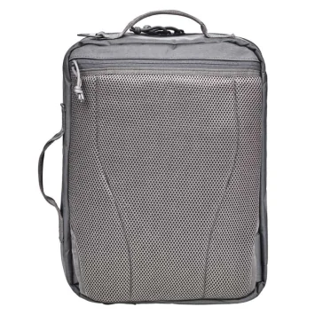 Mochila Bergara Tactical Base Camp 25L gris expandible con compartimento para portátil
