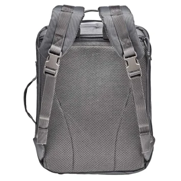Mochila Bergara Tactical Base Camp 25L gris expandible con compartimento para portátil