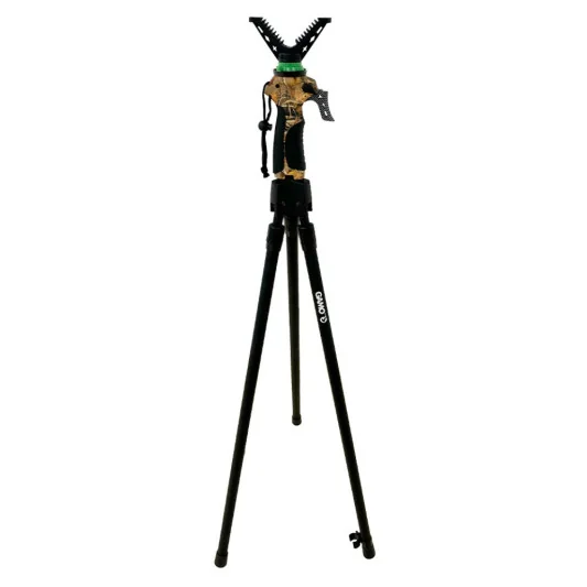 Trípode Gamo Shooting Stick Gen 3 con horquilla giratoria 360º y altura regulable