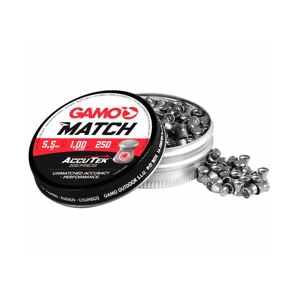 Balines Gamo Match Accutek Series 5.5mm