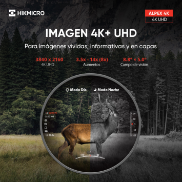 Visor Digital Nocturno Y Diurno Alpex 4k A50e Hikmicro - Armería Carril online