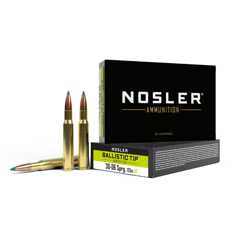 Balas Nosler Ballistic Tip .30-06 Springfield 125 grains Ballistic Tip