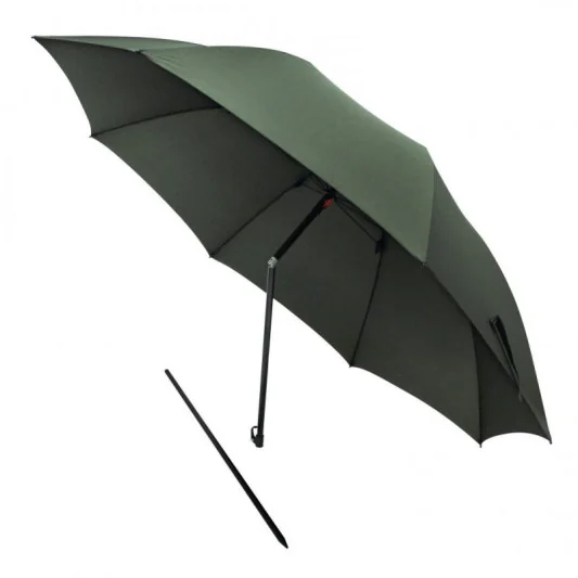 Paraguas Virux Strike verde oliva 2,2 metros para pesca con protección solar y antiviento