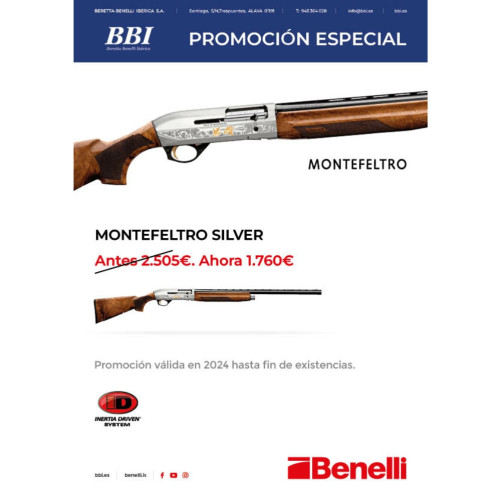 Promoción Benelli Montefeltro Silver