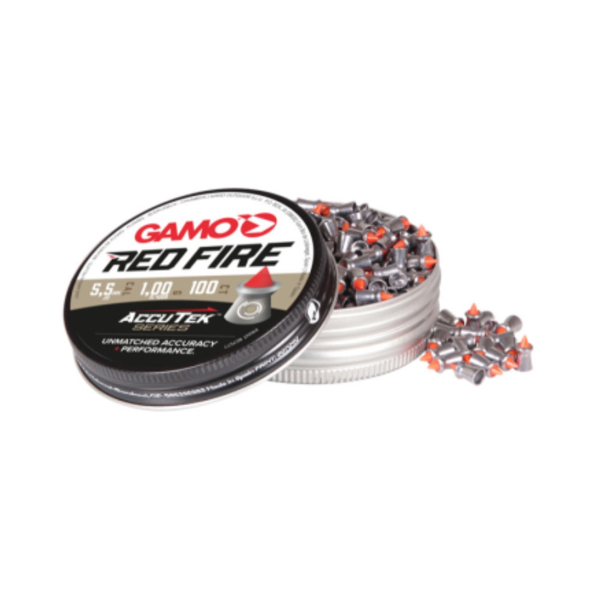 Balines Gamo Red Fire AccuTek 5.5 mm Balines Gamo Red Fire AccuTek 5.5 mm