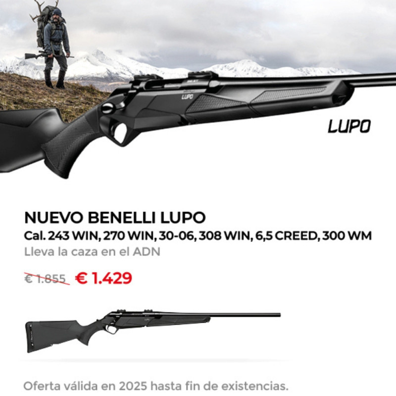 Rifle Benelli Lupo Synthetic