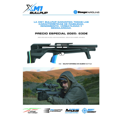 CARABINA BERETTA PCP STOEGER XM1 BULLPUP - Armería Carril online