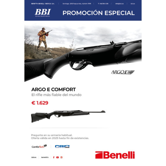 RIFLE BENELLI ARGO E COMFORT - Compra online en Armería Carril