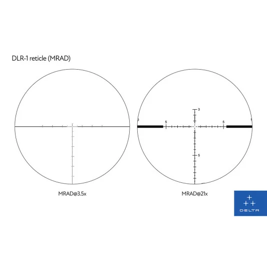 Visor Stryker HD 3.5-21×44 con retícula DPRC-1 o DLR-1 Delta
