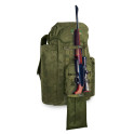Mochila de caza con bolsillo porta rifle Suede 45 +10 litros Nature by Marsupio