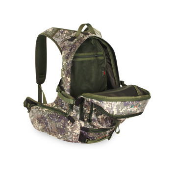 Mochila de caza con bolsillo para rifle Suede Camo 38 litros PF Pro Nature by Marsupio