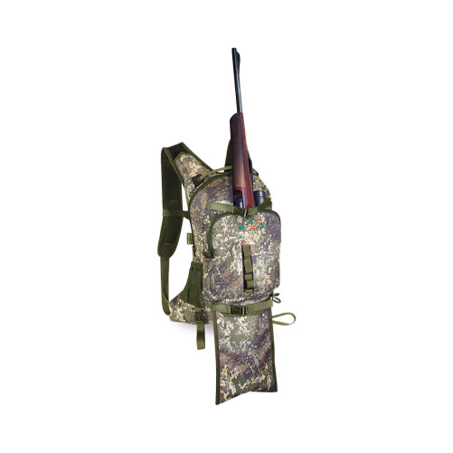 Mochila de caza con bolsillo para rifle Suede Camo 18 litros Nature by Marsupio