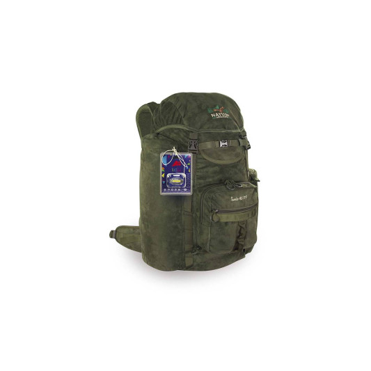 Mochila de caza con bolsillo para rifle Suede 45 litros PF Nature by Marsupio
