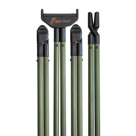 Apoyo rifle 4 Stable sticks Bush Essential verde - Armería Carril online