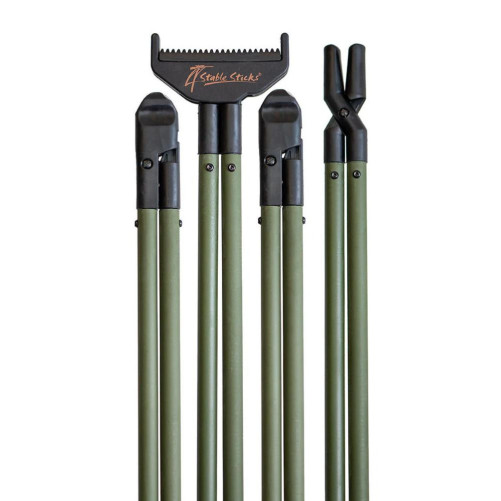 Apoyo rifle 4 Stable sticks Bush Essential verde - Armería Carril online