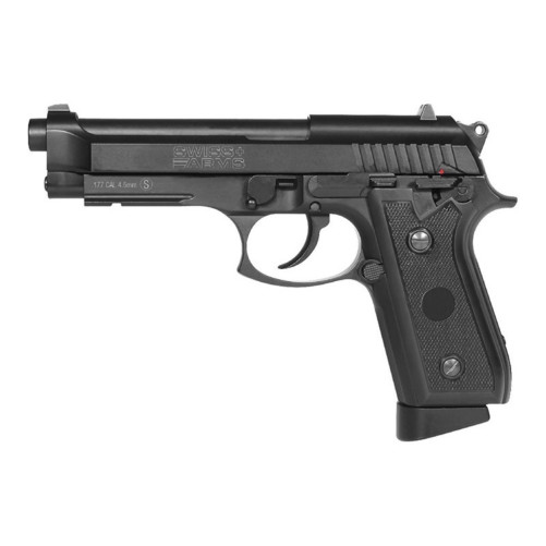 Pistola Swiss Arms P92 CO2 4.5mm | Aire comprimido Blowback | Carril Outdoor