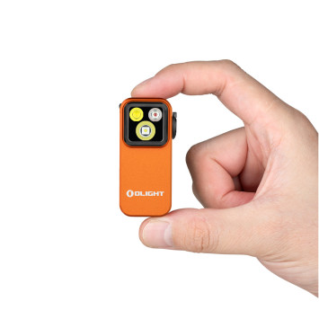 Linterna Olight Oclip Pro | EDC 500 lúmenes, luz blanca, roja y foco
