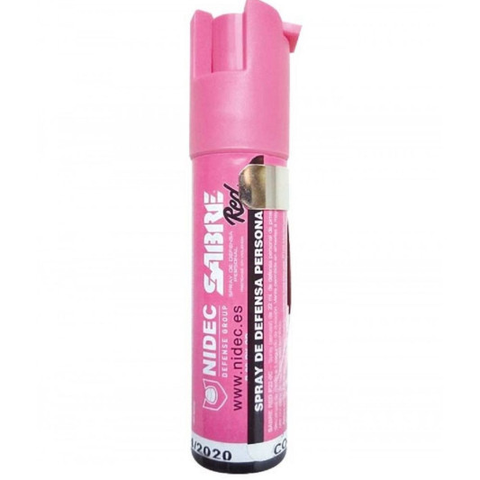 Spray de Defensa Sabre Red color Rosa