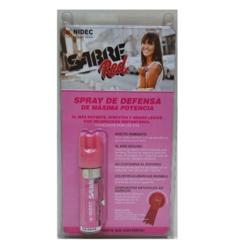 Spray de Defensa Sabre Red color Rosa