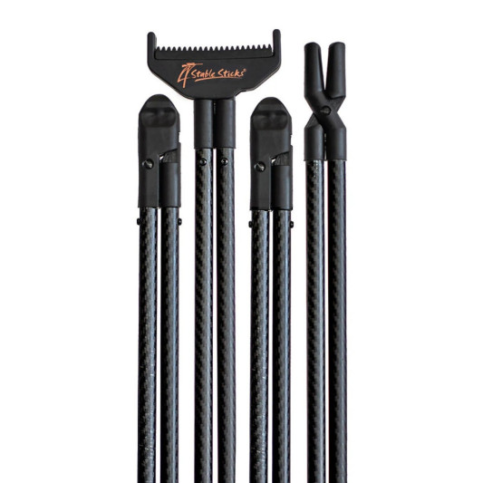 Apoyo 4StableSticks Black Essential caza | Carril Outdoor
