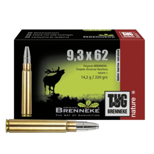 Bala Brenneke Cal. 9,3x62 TUG Nature+ 220gr