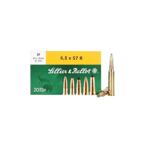 Bala 6.5x57R SP 131gr Sellier & Bellot | Carril Outdoor