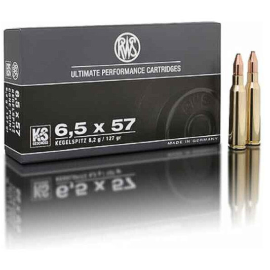 Balas RWS 6.5x57 KS 127gr caza | Carril Outdoor