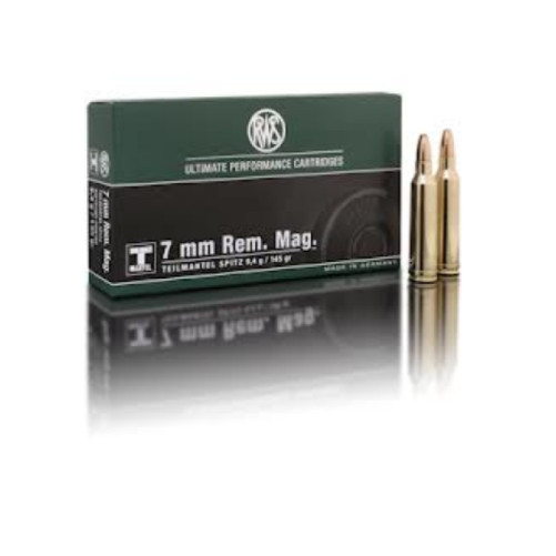 7mm Rem Mag 145gr Teilmantel RWS | Carril Outdoor