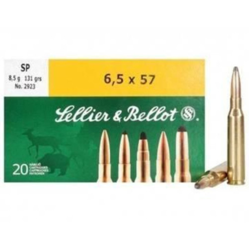 6.5x57 131gr SP Sellier & Bellot | Carril Outdoor