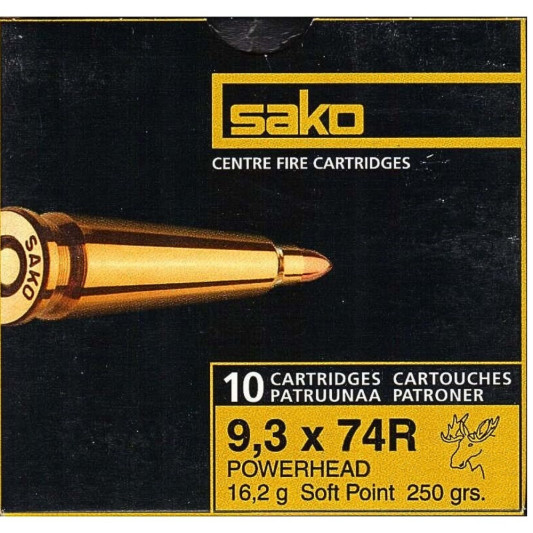 Cartuchos Sako Powerhead 9.3x74R | Carril Outdoor