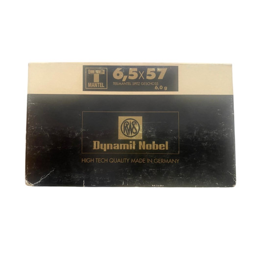 Bala RWS 6,5x57 Teilmantel Spitzgeschoss 6,0g (93gr)
